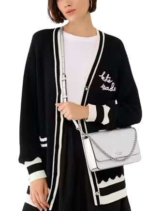 Kate Spade New York Willow Medium Flap Convertible Crossbody Lunar Light