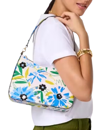 Kate Spade New York Madison Floral Convertible Shoulder Bag Cream