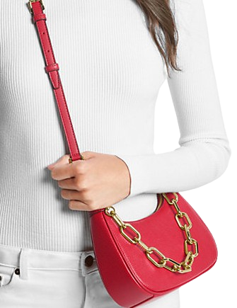 Michael Michael Kors Cora Medium Pebbled Leather Shoulder Bag Michael Michael Kors Cora Medium Pebbled Leather Shoulder Bag