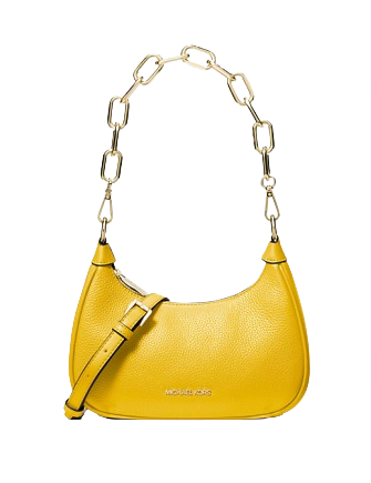 Michael Michael Kors Cora Medium Pebbled Leather Shoulder Bag Brixton Baker