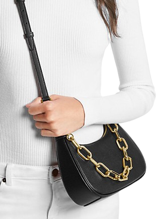 Michael Michael Kors Cora Medium Pebbled Leather Shoulder Bag Michael Michael Kors Cora Medium Pebbled Leather Shoulder Bag