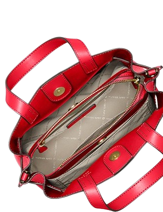 Michael Kors Bags | Michael Kors Small Satchel Emilia | Color: Gold/Red | Size: Os | Ibstyles's Closet