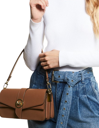 Michael Michael Kors Greenwich Medium Saffiano Leather Shoulder