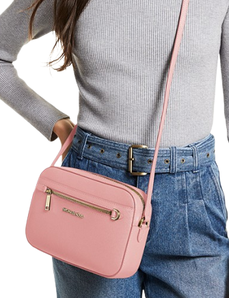 Saffiano leather crossbody bag