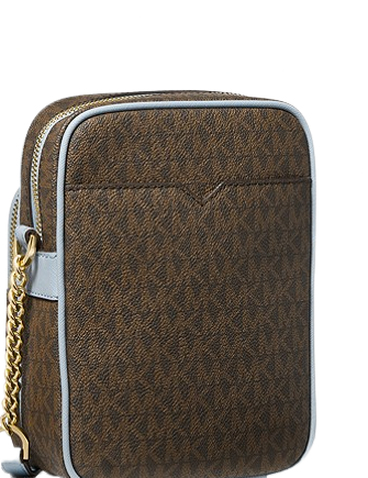 Michael Kors Bags | Michael Kors Jet Set Travel Medium Logo Crossbody Bag | Color: Brown/Gold | Size: Os | Lotsa_Things's Closet