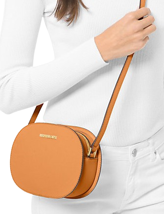 Michael Michael Kors Jet Set Travel Medium Saffiano Leather Crossbody Bag Brixton Baker