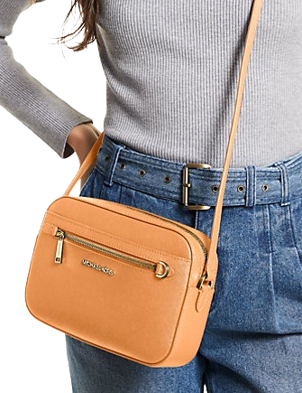 Michael Michael Kors Jet Set Large Saffiano Leather Crossbody Bag Brixton Baker