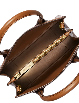 Michael Kors Mercer Medium Luggage Messenger Handbag