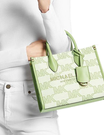 Michael Michael Kors Mirella Small Logo Jacquard Crossbody Michael Michael Kors Mirella Small Logo Jacquard Crossbody