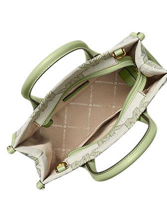 Mirella small metallic logo jacquard crossbody bag Clearance