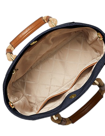 Michael Michael Kors Talia Small Cotton Canvas Tote Bag Michael Michael Kors Talia Small Cotton Canvas Tote Bag