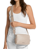 Michael Michael Kors Bryant Medium Double Zip Chain Camera Crossbody Light Sand