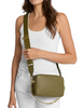 Michael Michael Kors Bryant Medium Double Zip Chain Camera Crossbody Safari Green