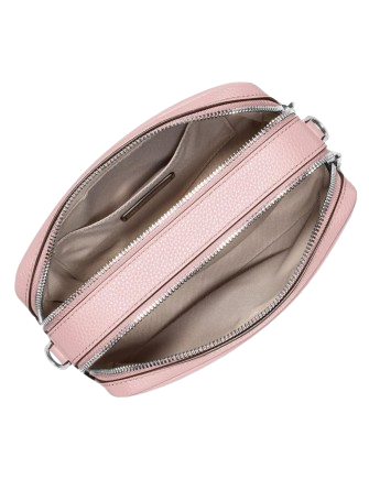 Michael Michael Kors Bryant Medium Double Zip Chain Camera Crossbody Smokey Rose