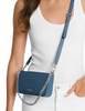 Michael Michael Kors Bryant Small Pebbled Leather Convertible Pochette Dark Chambray