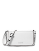 Michael Michael Kors Bryant Small Pebbled Leather Convertible Pochette Optic White
