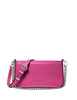 Michael Michael Kors Bryant Small Pebbled Leather Convertible Pochette Wild Berry