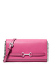 Michael Michael Kors Carson Large Pebbled Leather Convertible Crossbody Bag Dragon Fruit