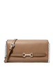 Michael Michael Kors Carson Large Pebbled Leather Convertible Crossbody Bag Driftwood