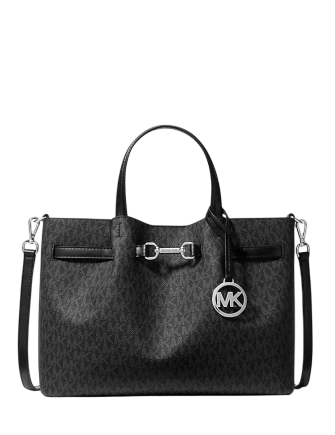 Michael Michael Kors Carson Medium Signature Logo Satchel Michael Michael Kors Carson Medium Signature Logo Satchel