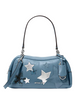 Michael Michael Kors Cecily Small Embellished Shoulder Bag Cornflower