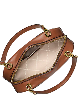 Michael Michael Kors Cecily Small Signature Logo Shoulder Bag Brown