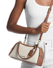Michael Michael Kors Cecily Small Signature Logo Shoulder Bag Vanilla