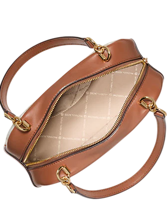 Michael Michael Kors Cecily Small Signature Logo Shoulder Bag Vanilla