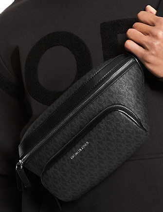 Michael Michael Kors Cooper Logo Belt Bag Black