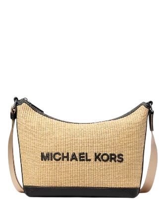 Michael Michael Kors Cooper Medium Crocheted Crescent Crossbody