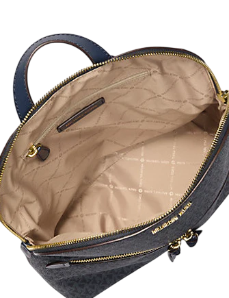 Michael Michael Kors Dallas Medium Signature Logo Backpack Admiral