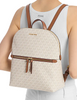 Michael Michael Kors Dallas Medium Signature Logo Backpack Vanilla