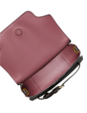 Michael Michael Kors Emilia Small Leather Crossbody Bag Oxblood