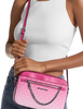 Michael Michael Kors Jet Set Large Ombre Signature Logo Crossbody Dragon Fruit