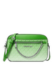 Michael Michael Kors Jet Set Large Ombre Signature Logo Crossbody Jungle Green