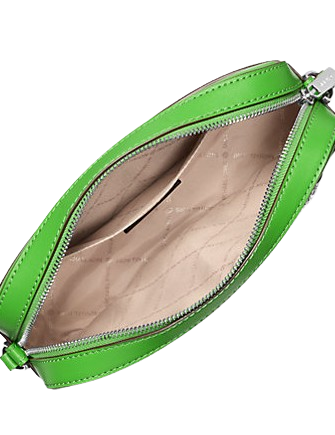 Michael Michael Kors Jet Set Large Ombre Signature Logo Crossbody Jungle Green