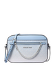 Michael Michael Kors Jet Set Large Ombre Signature Logo Crossbody Light Sky