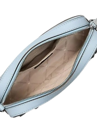 Michael Michael Kors Jet Set Large Ombre Signature Logo Crossbody Light Sky