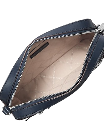 Michael Michael Kors Jet Set Large Ombre Signature Logo Crossbody Navy