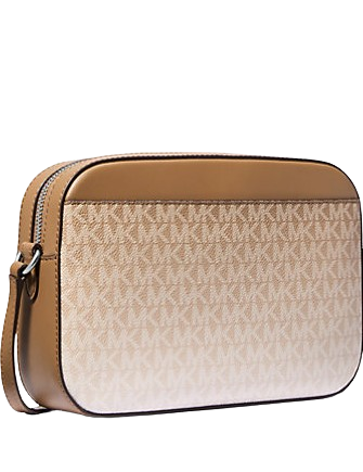 Michael Michael Kors Jet Set Large Ombre Signature Logo Crossbody Tusk