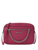 Michael Michael Kors Jet Set Large Saffiano Leather Crossbody Bag Dark Raspberry