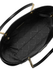 Michael Michael Kors Jet Set Large Signature Logo Shoulder Bag Black