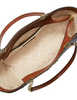 Michael Michael Kors Jet Set Large Signature Logo Shoulder Bag Brown