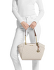 Michael Michael Kors Jet Set Large Signature Logo Shoulder Bag Vanilla