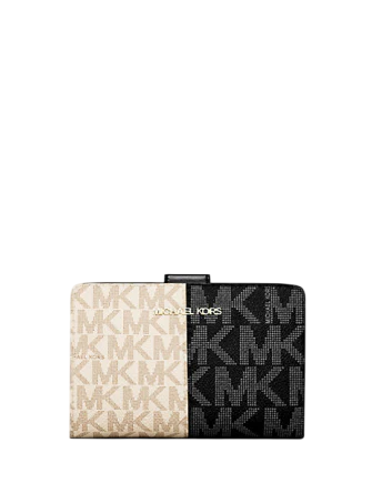 Michael Michael Kors Jet Set Medium Two-Tone Logo Wallet