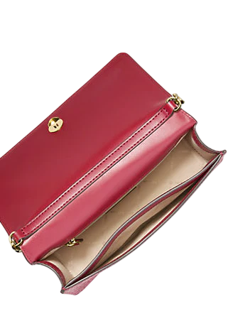 Michael Michael Kors Jet Set Signature Logo Crossbody Bag Dark Raspberry