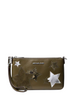 Michael Michael Kors Jet Set Small Printed Wristlet Olive