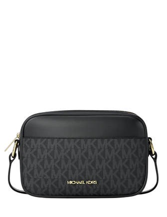 Michael Michael Kors Jet Set Small Signature Logo Camera Crossbody Michael Michael Kors Jet Set Small Signature Logo Camera Crossbody