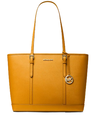 Michael Michael Kors Jet Set Travel Large Saffiano Leather Golden Rod