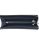 Michael Michael Kors Jet Set Travel Large Saffiano Leather Quarter-Zip Wallet Navy